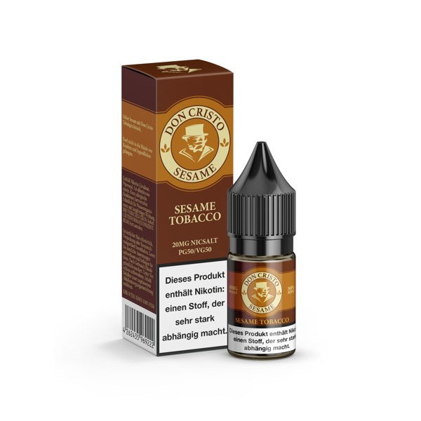 Sesame Tobacco Nikotinsalz Liquid Don Cristo Verpackung