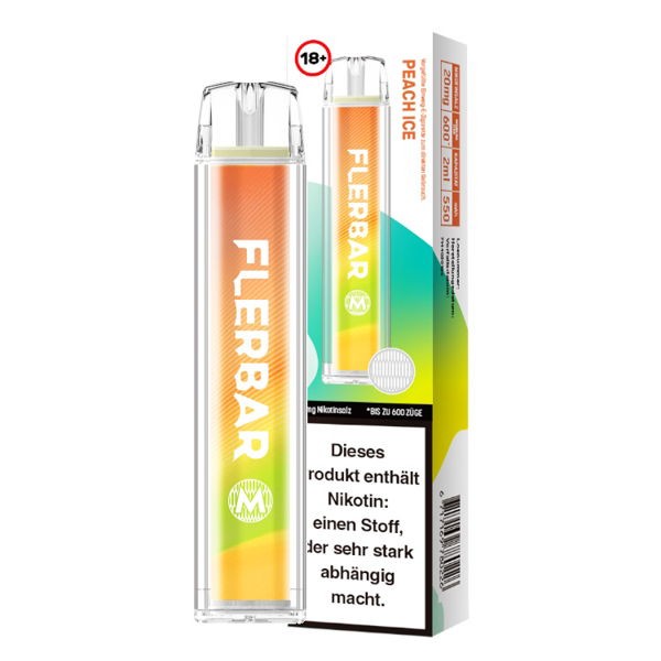 Flerbar M Vape Einweg E-Zigarette Peach Ice