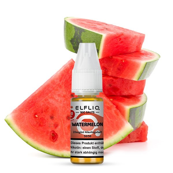 Watermelon Nikotinsalz Liquid Elfliq by Elfbar 20 mg/ml Geschmack