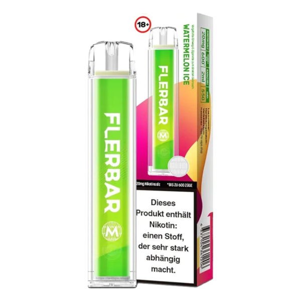 Flerbar M Vape Einweg E-Zigarette Watermelon Ice