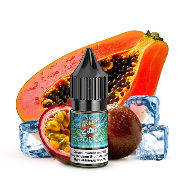 Tropika Iced Nikotinsalz Liquid Twelve Monkeys Geschmack