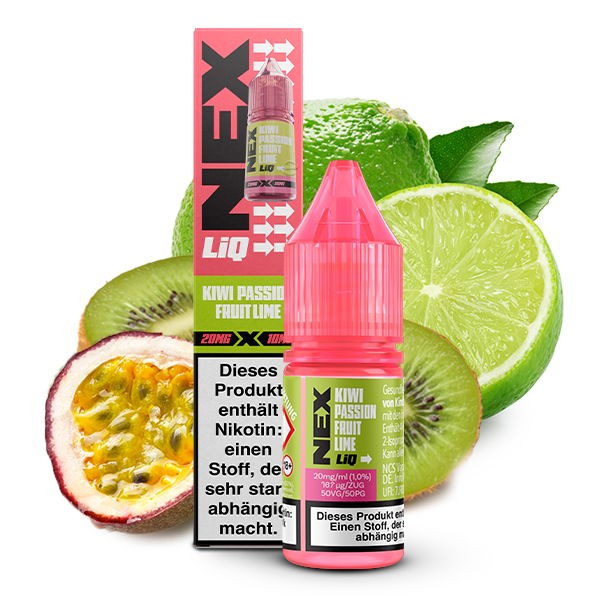 Kiwi Passionfruit Lime Nikotinsalz Liquid Pod Salt NexLiq 20 mg/ml