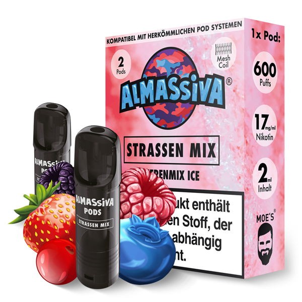 Strassen Mix Prefilled Ersatz Pod Al Massiva Geschmack