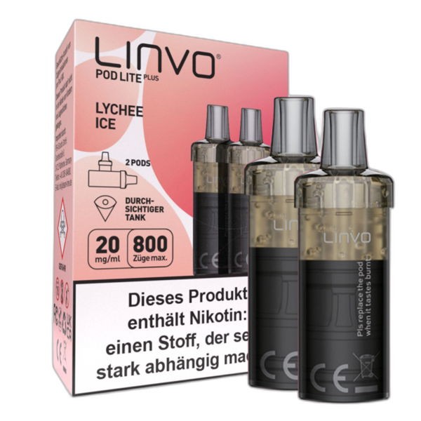 Lychee Ice Prefilled LINVO Pod Lite Plus