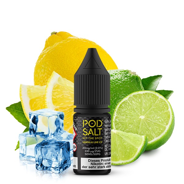 Lemon Lime Ice Nikotinsalz Liquid Pod Salt Geschmack