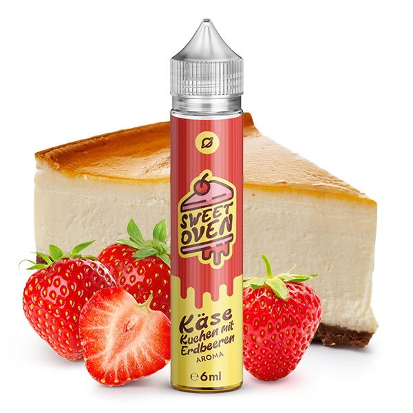 Käsekuchen mit Erdbeeren Aroma Flavorverse Sweet Oven Geschmack