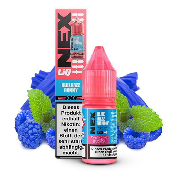 Blue Razz Gummy Nikotinsalz Liquid Pod Salt NexLiq 10 mg/ml