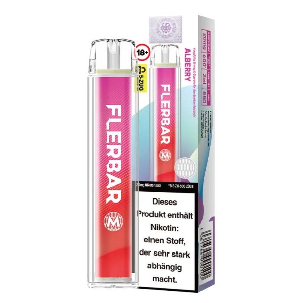 Flerbar M Vape Einweg E-Zigarette Alberry