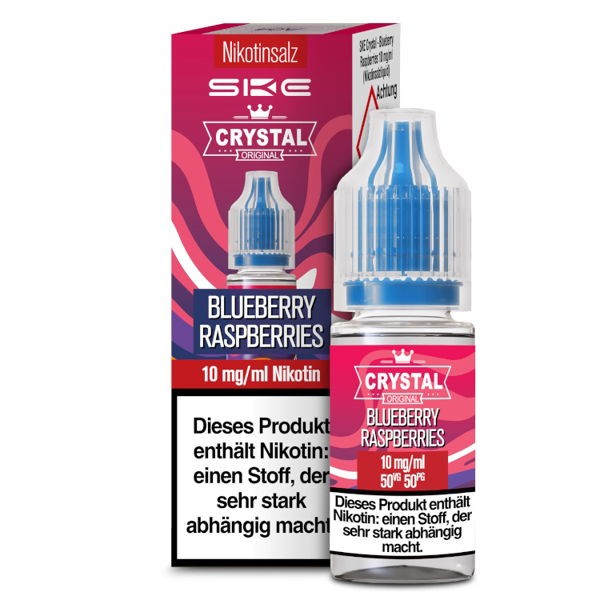 Blueberry Raspberies Nikotinsalz Liquid Ske Crystal 10 mg/ml