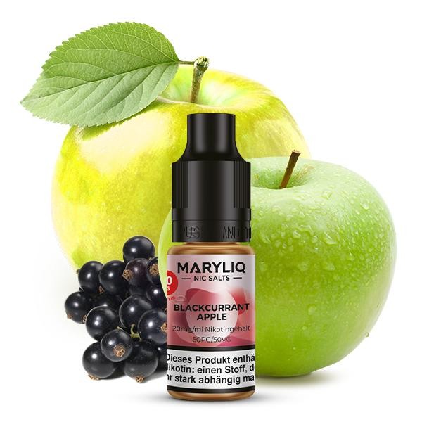 Blackcurrant Apple Nikotinsalz Liquid Maryliq by Lost Mary Geschmack