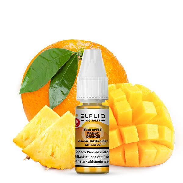 Pineapple Mango Orange Ice Nikotinsalz Liquid Elfliq Elfbar 20 mg/ml Geschmack