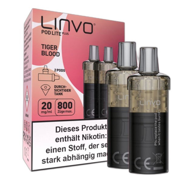 Tiger Blood Prefilled LINVO Pod Lite Plus