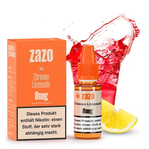 Zitronen Limonade Liquid Zazo Neo 8 mg/ml Geschmack