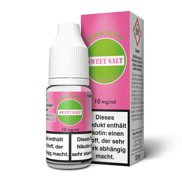 Wassermelone Nikotinsalz Liquid Sweet Salt by Happy Liquid 10 mg