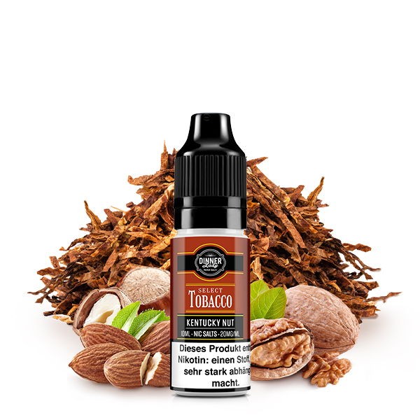 Kentucky Nut Nikotinsalz Liquid DINNER Lady Select Tobacco Geschmack