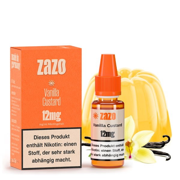 Vanilla Custard Liquid Zazo 12 mg/ml