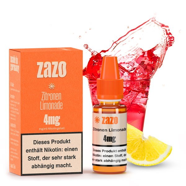 Zitronen Limonade Liquid Zazo Neo 4 mg/ml Geschmack