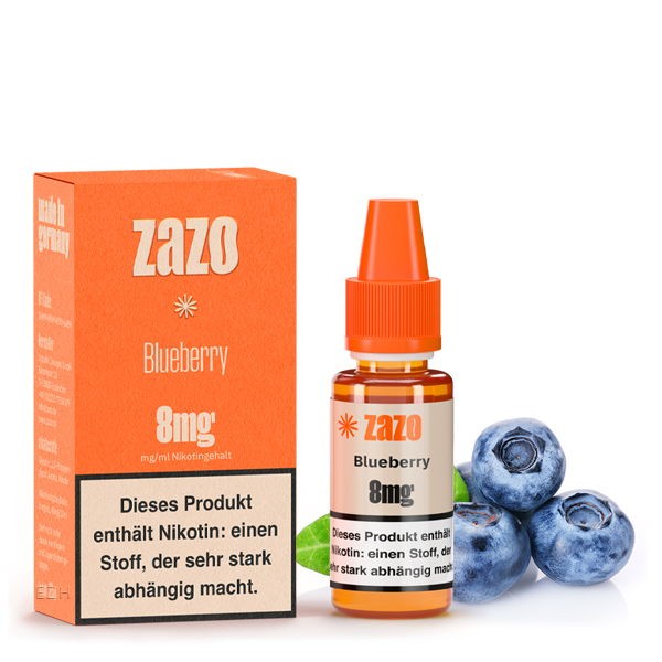 Blueberry Liquid Zazo 8 mg/ml