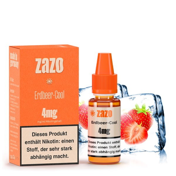 Erdbeer-Cool Liquid Zazo 4 mg/ml