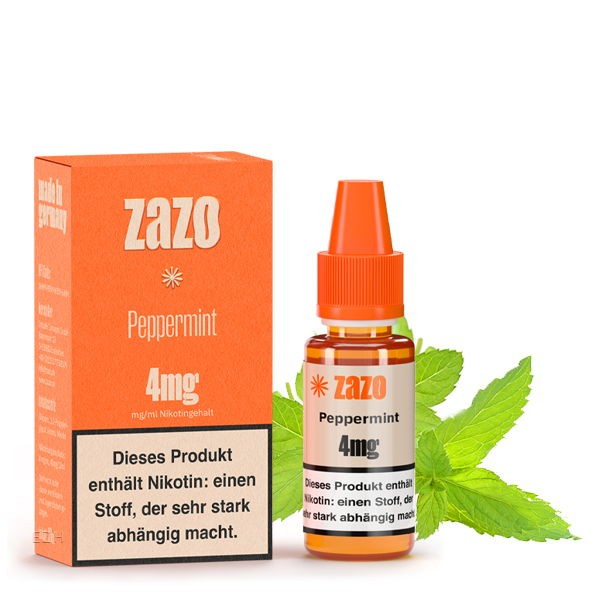 Peppermint Liquid Zazo 4 mg/ml