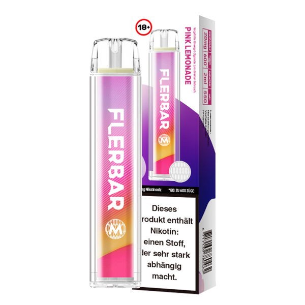 Flerbar M Vape Einweg E-Zigarette Pink Lemonade