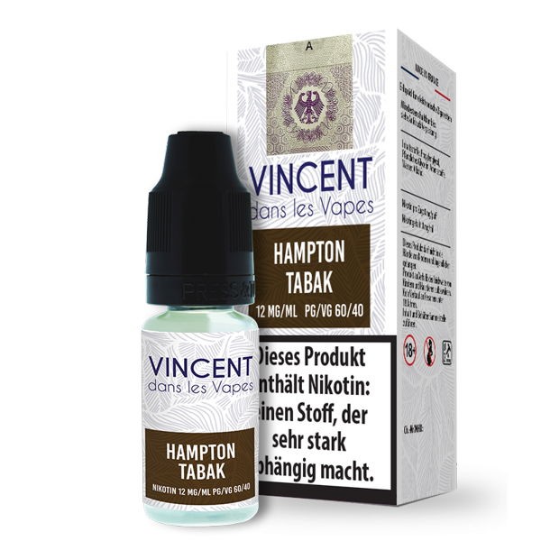 Hampton Tabak Liquid Vincent 12 mg/ml