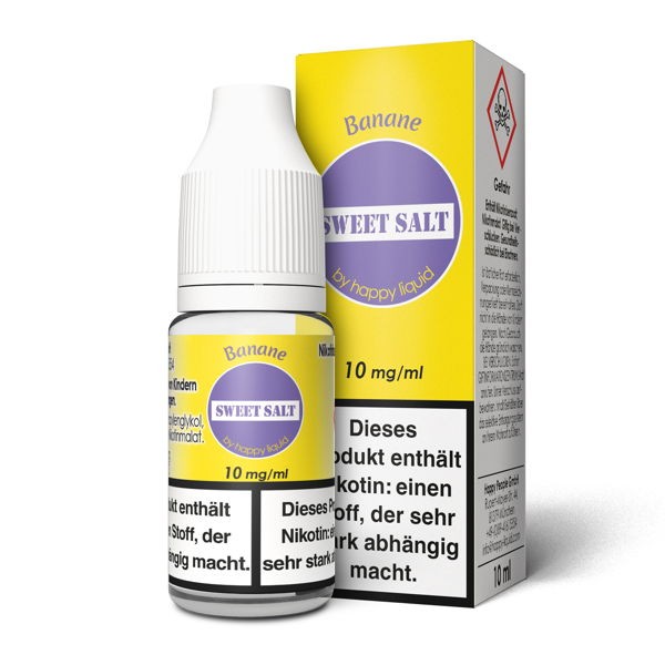 Banane Nikotinsalz Liquid Sweet Salt by Happy Liquid 10 mg