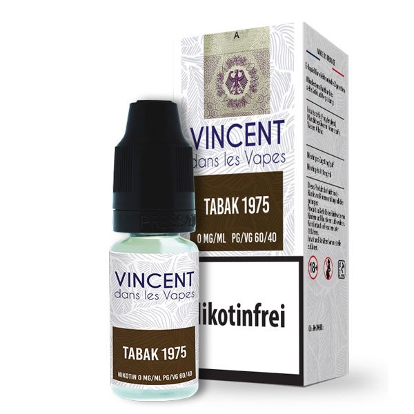 Tabak 1975 Liquid Vincent 0 mg/ml