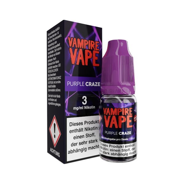 Purple Craze Liquid Vampire Vape 3 mg/ml