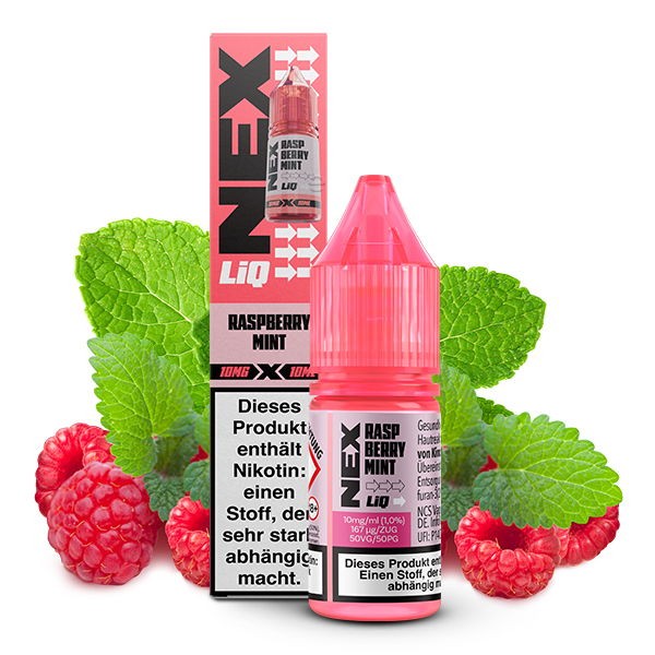 Raspberry Mint Nikotinsalz Liquid Pod Salt NexLiq 10 mg/ml