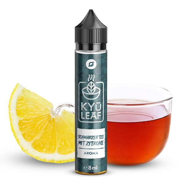 Schwarzer Tee mit Zitrone Longfill Aroma Flavorverse Kyū Leaf Geschmack