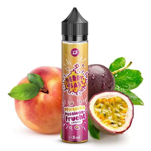 Pfirsich Passionsfrucht Longfill Aroma Flavorverse Berry Blast Geschmack