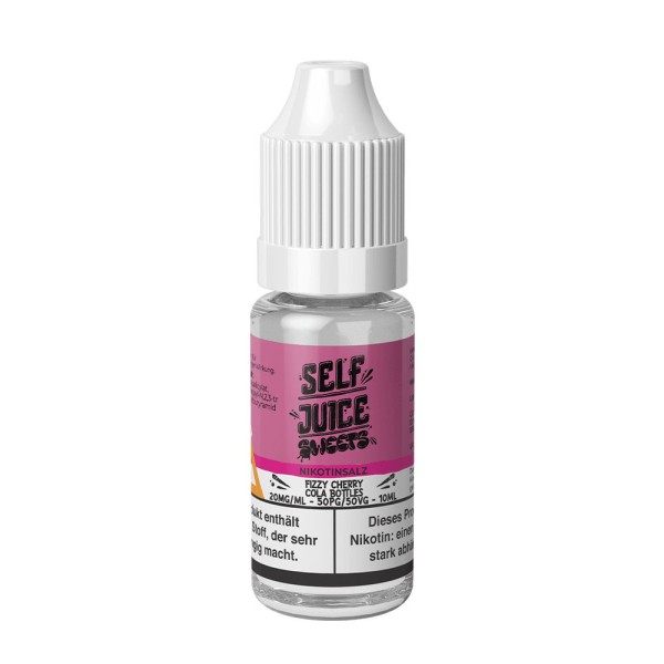 Fizzy Cherry Cola Bottles Nikotinsalz Liquid Self Juice Sweets 20 mg Flasche 10 ml