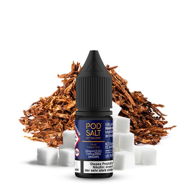 True Tobacco Nikotinsalz Liquid Pod Salt Tabak leicht Süß