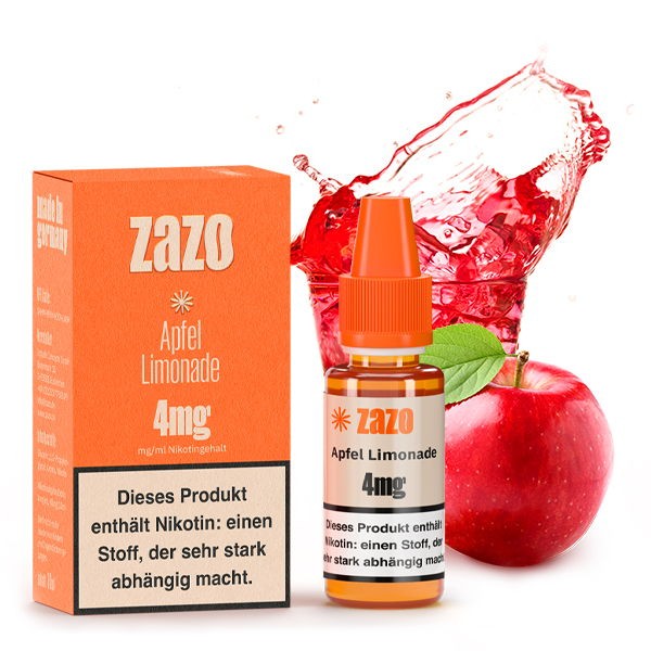 Apfel Limonade Liquid Zazo Neo 4 mg/ml Geschmack