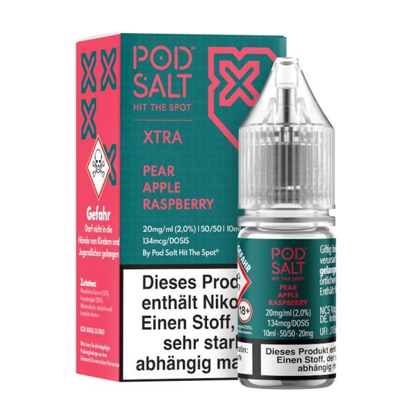 Pear Apple Raspberry Nikotinsalz Liquid Pod Salt Xtra 20 mg/ml