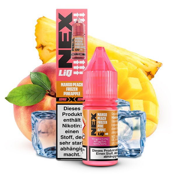 Mango Peach Frozen Pineapple Nikotinsalz Liquid Pod Salt NexLiq 10 mg/ml