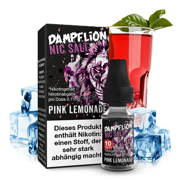 Pink Lemonade Nikotinsalz Liquid Dampflion 10 mg/ml Geschmack