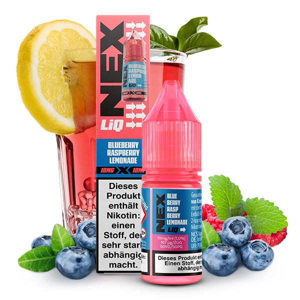 Blueberry Raspberry Lemonade Nikotinsalz Liquid Pod Salt NexLiq 10 mg/ml