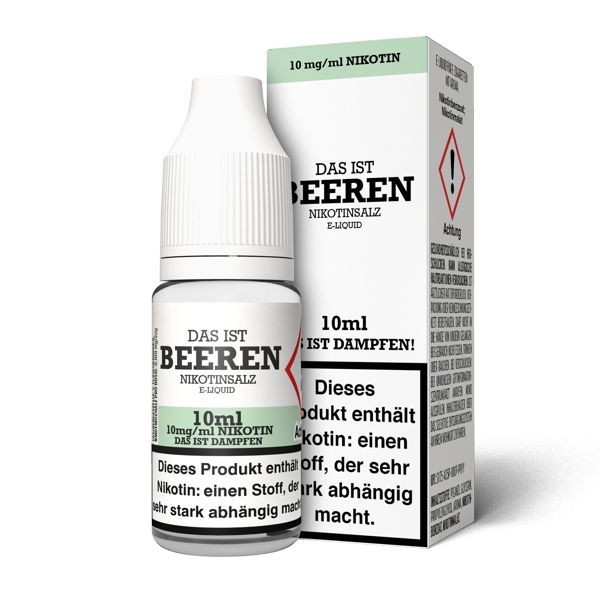 Beeren Nikotinsalz Liquid Das ist Dampfen 10 mg/ml