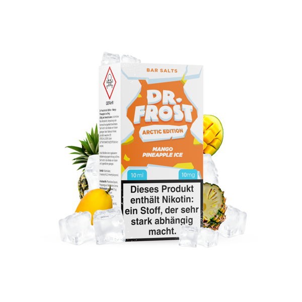 Mango Pineapple Ice Nikotinsalz Liquid Dr. Frost Arctic Edition 10 mg/ml Geschmack